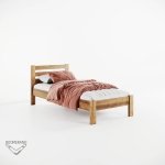 Ліжко Верна Люкс 2000*900 вільха колір олія-горіх