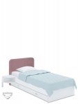TH.11 - Ліжко з м'яким узголів'ям Soft 90x170 Pink